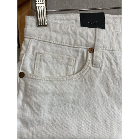 NWT Blank NYC The Warren Jean Shorts White Denim Stretch Size 28, Stretch New - Picture 2 of 8